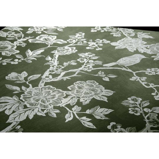 tapeta hatasu fali csempe panel oliva zold madaras viragos furdoszoba falburkolat kastely villa klasszikus polgari elegans mediterran.jpg